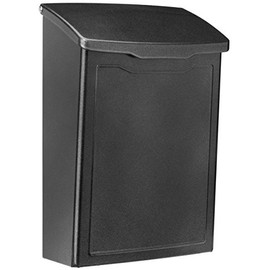 Architectural Mailboxes 2681P Pewter Marina Wall Mount Mailbox, Small