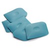 Pack of 5 Blue Pan Scrapers, Anti-Scratch Nylon Scraper for