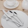 Olympia Harley Stainless Steel Table Forks (Pack of 12), Silver,