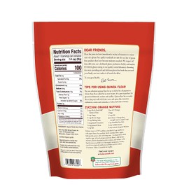 Bob's Red Mill Organic Gluten Free Quinoa Flour 18 oz--Pack of 4