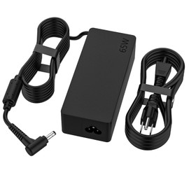 Cargador de CA de 65 W compatible con Lenovo IdeaPad 3 5 Flex 4 5 6 1470 1480 1570 1580 Ideapad 110 110s 310 320 330 330s 510 520 530s 710s S145 S340000000000 S3400000 Yoga 7110 Cable de alimentación