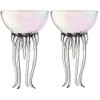 Magic Ocean Jellyfish Glass Cup Colorful Cocktail or Martini Cup