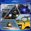 Motorcycle Driving Lights 120W Auxiliary Hi Lo 5-Mode Foglights Spotlights