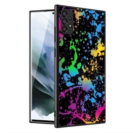 Rockdex for Oppo A77 5g Case Colorflu Art styel Print on Flexible TPU Frame Cover Shockproof Slim (for Oppo A77 5G)