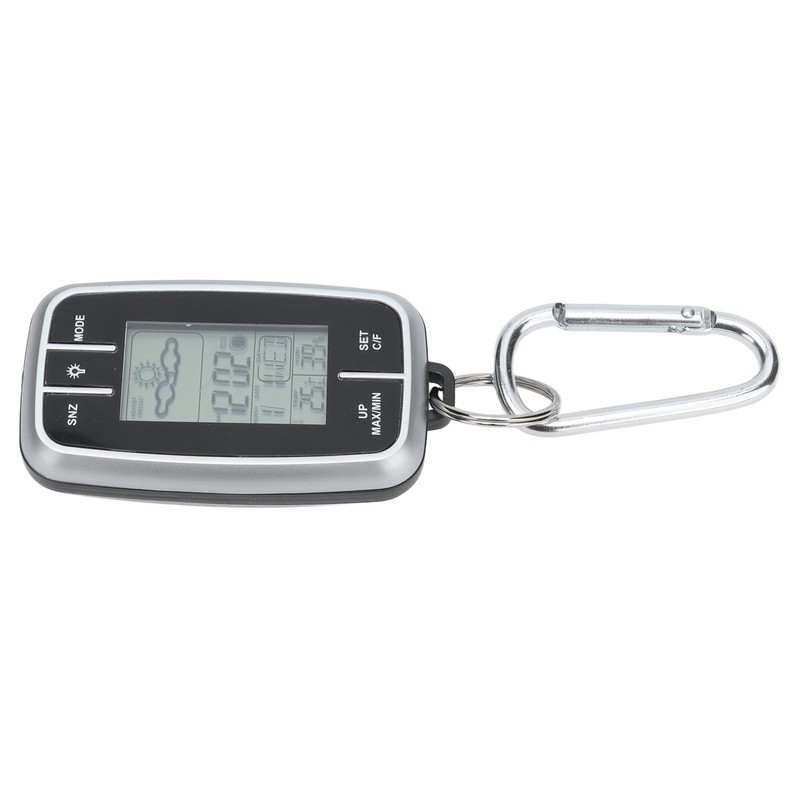 Mini Multifunction Compass Weather Station Mountaineering Watch Thermo Hygrometer Backlight