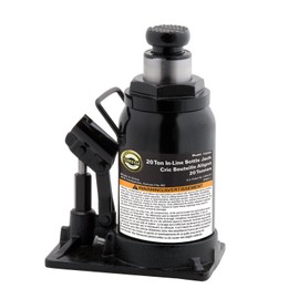 Omega 10200 Black Hydraulic in-Line Bottle Jack - 20 Ton Capacity