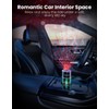 TECXERLLON Car Air Freshener, Car Diffuser with RGB Ambient Light