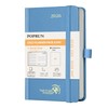 POPRUN Calendar 2026 Daily Planner Hardcover 16 x 10.5 cm,