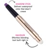 Vtrem 3PCS Shimmer Cream Eyeshadow Stick Double-headed Eye Shadow Pencil
