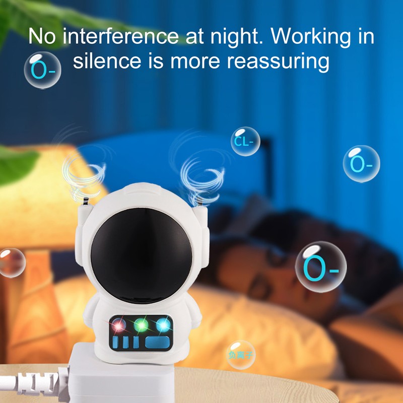 Air Purifier White Spaceman Shape Air Purification Negative Ion Purifier