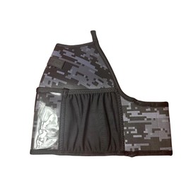 GALLON GEAR 1 Gallon Fitness Hydration Cover | Neoprene Insulated Cooling & Portable Gym Water Bottle Carrier | CASE with Storage Pockets (Digital Black CAMO)