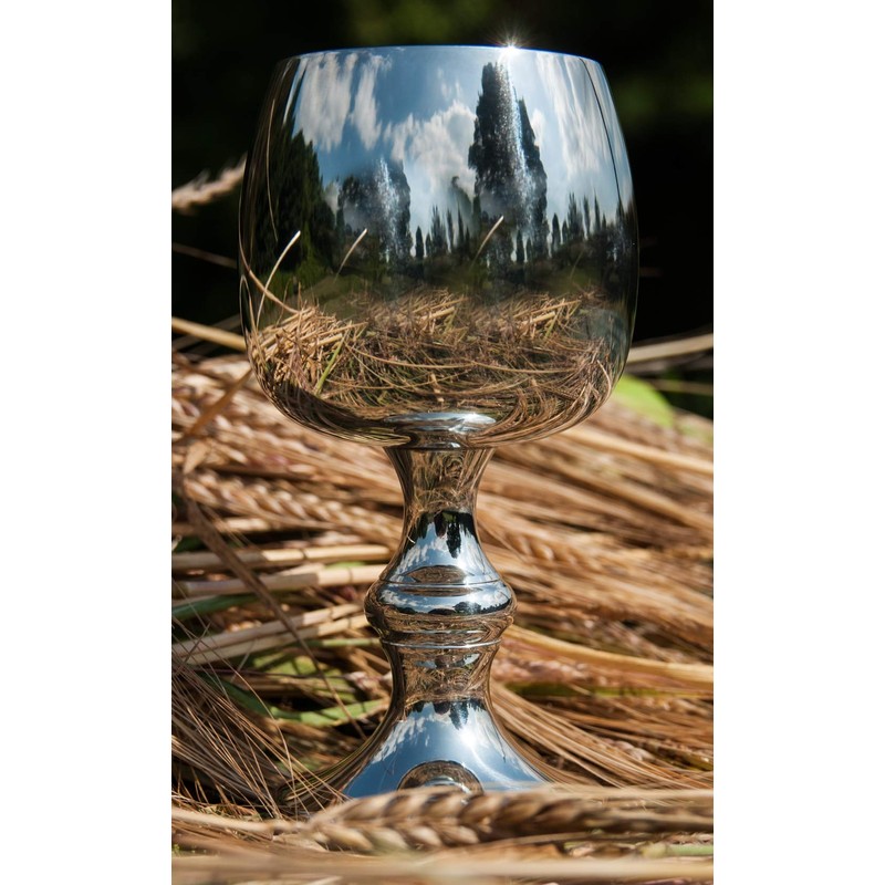 Wentworth Pewter - Tulip Pewter Goblet with Engraving Option