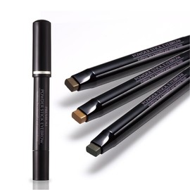 Premium Powder Stick Eyebrow [Eyebrow / Stick Eyebrow / Powder Free, Fragrance Free, Paraben Free, Tar Free Dyes, No UV Absorbers, No Alcohol, Moisturizing Ingredients, Natural Gray, Natural Brown,