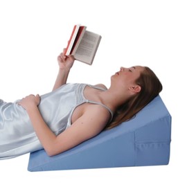 AlexOrthopedic 7" Durable Polyurethane Foam Bed Reading Wedge - Blue