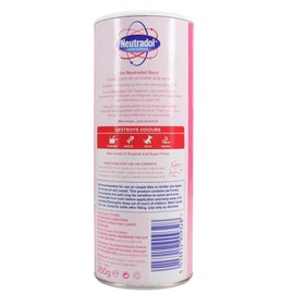 Neutradol Shake It Fresh Carpet Deodoriser, Odour Neutraliser for Carpets & Rugs, Fresh Pink, Multipack of 2 x 350g