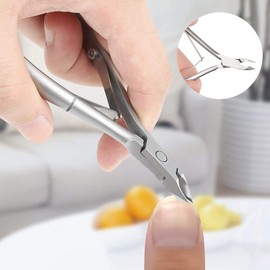 Sunnysam Stainless Steel Cuticle Clippers for Hand and Feet Professional Cuticle Remover