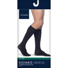 SIGVARIS Men's ACCESS 920 Closed-Toe Knee-High Medical Compression 15-20mmHg