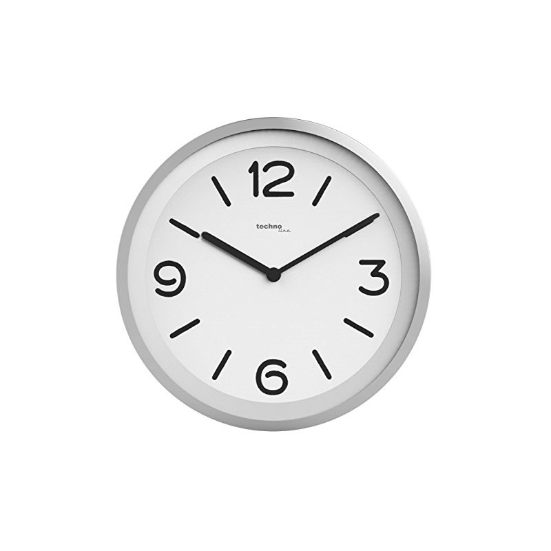 Technoline WT 7400 Super Chic Modern Wall Clock with Night