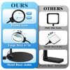 10X 30X Magnifying Glass with Light and Stand, 72 LED