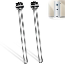 Upgraded 265-48642-00 Water Heater Element, Compatible with Bradford White Most Residential and Light Duty Commercial Electric Hot Water Heater, 1 Pack 208V 3500W and 1 Pack 240V 4500W with Gasket