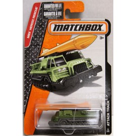 Attack Track (Green) MBX Heroic Rescue Matchbox 1:64 Scale Basic Die-Cast Vehicle #72 of 125