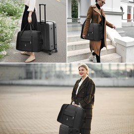 ALion-ots Carry On Bag, Foldable, Carry-on Bag, Shopping Bag, Boston Bag, Folding Bag, Clothes Bag, Carrying Bag, Sports, Large Capacity, Folding Bag, Luggage Bag, Folding Boston Bag, 1.1 gal (30 L),