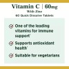 Nature's Bounty Vitamin C Plus Zinc Quick Dissolve Tablets, 60