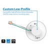 SureFit(v3) LED Flush Mount Ceiling Light, 3000K with Round White