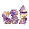 7pcs Resin Role Playing Game Dice Men Women Portable Exquisite