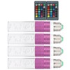 3W RGB LED Light Bulb Lamp with Remote Control for