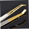 Ipetboom Professional Stainless Steel Eyebrow Tweezer Makeup Lash Tweezer Lightweight