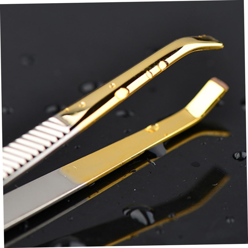 Ipetboom Professional Stainless Steel Eyebrow Tweezer Makeup Lash Tweezer Lightweight
