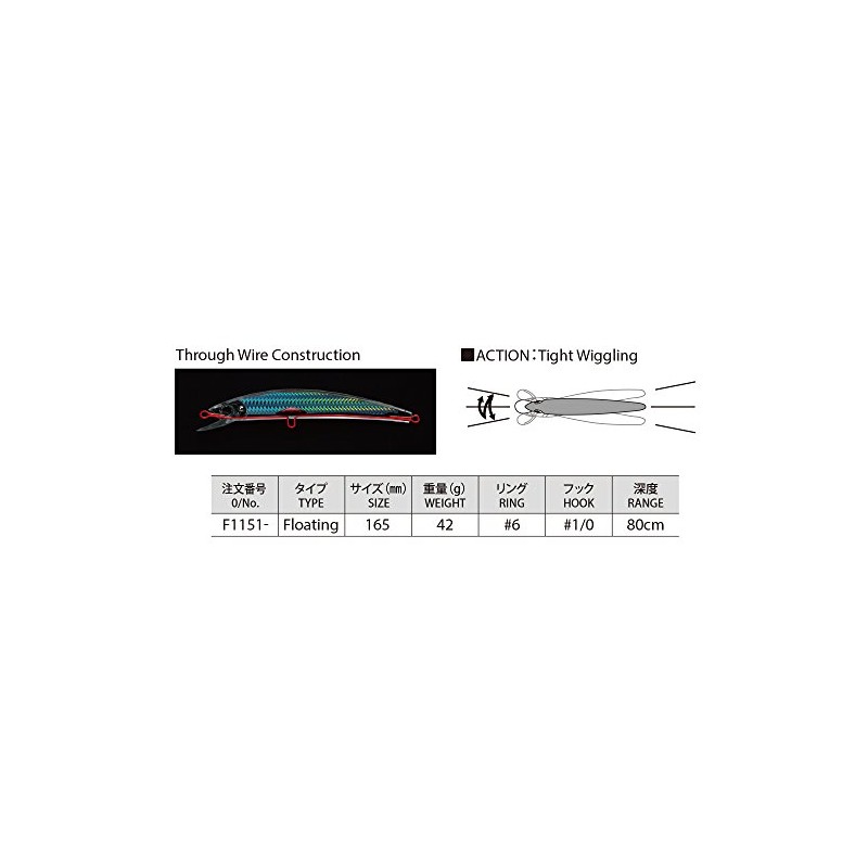 Yo-Zuri Crystal 3D Minnow Magnum Lure, Red Head, 6-1/2-Inch
