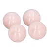 4Pcs Rose Quartz Crystal Balls 0.8in Diameter Clear Negative Energy