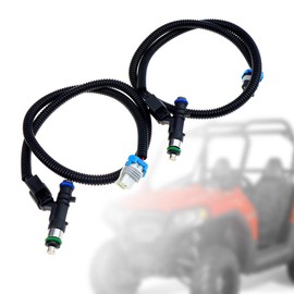 Inyectores de combustible con enchufe Pto Mag gris negro arnés de cableado para Polaris Ranger 800 4X4 6X6 2011-2017