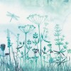 20 Small Cocktail Napkins Flower Meadow in Mist | Flowers