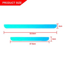 JNNJ Pack of 4 Door Sill Covers, Anti-Scratch Door Sill Protection Strips Car Accessories, Car Door Step Plate Cover Door Sill (Unlabeled)
