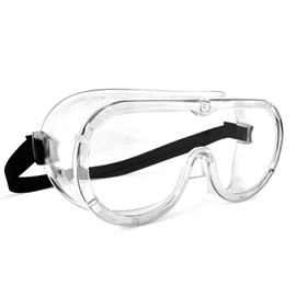 Safety Goggles Clear Wraparound Safety Glasses Eye Impacted Sealed Protective Work Goggles Over Spectacles for DIY Lab Grinding etc GENERAL PURPOSE GOGGLES CLEAR