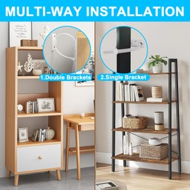 8 Pack Furniture Anchors, Anti-Tip Furniture Wall Anchor Straps for Baby Proofing, Adjustable Safety Furniture Wall Anchor Earthquake Straps for Baby, Kids, Dogs, Cabinet, Bed, Shelf