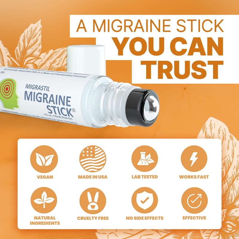 Basic Vigor Migrastil Migraine Stick Rollon - Fast Cooling Comfort