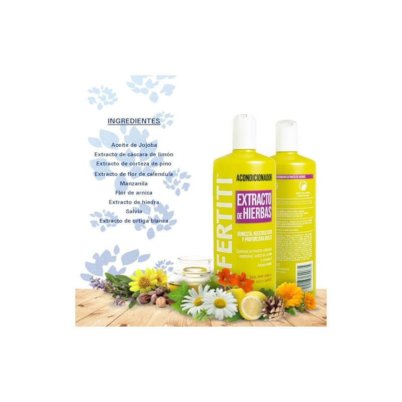 Nefertiti Acondicionador Extracto De Hierbas - 1 L