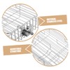 WOONEKY High Temperature Resistant Stainless Steel Rotating Cage for Fish