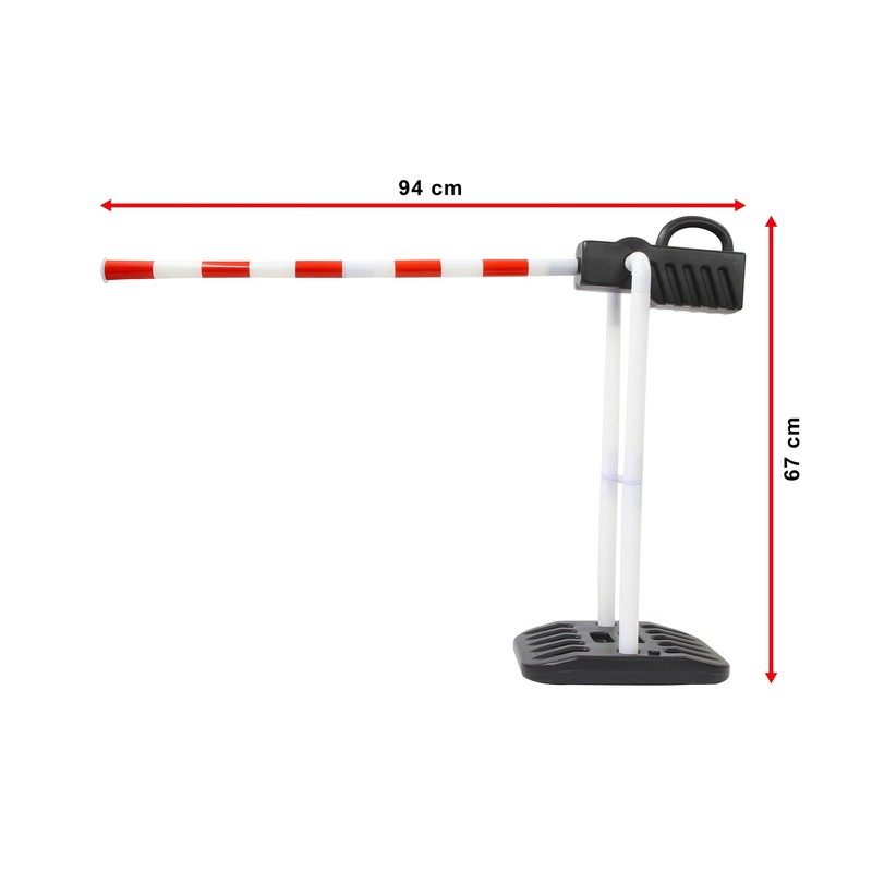 JAMARA 460491 - Traffic Barrier - 12 Piece Mechanical Barrier,