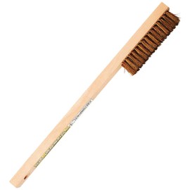 SK11 Brass Wire Brush Wooden Handle 3 Rows NO.8