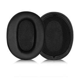 Adhiper WH-CH700N/710N/720N Replacement Earpads Earmuffs with Protein Leather Memory Foam Ear Cushion Compatible with Sony WH-CH700N/710N/720N Headphones(Black)