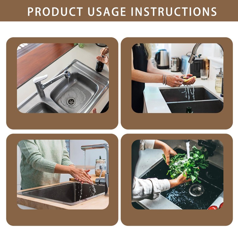 1 Pcs 3 in 1 Pop up Sink Plug Replacement,