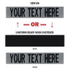 Custom Uniform Name Tape. Foliage Gray, 5 Inch Hook Fastener