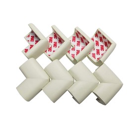 Corner Protector Baby Proof | Corner Guard Child Safety for Babies, Toddlers, Kids | Foam Corner Covers for Furniture, Table, Desk | 8 Pack (Ivory White)