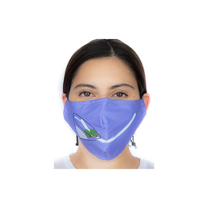 Headmost Comfymask 3 Layer Large Fabric Facemask: Water Repellent, Washable,