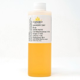 Laundry Day Fragrance Oil (8oz Bottle) | Candle Making, Soap Making, Room Sprays, Bath Bombs, Lotion, Car Fresheners, Wax Melts | Candeo Candle Supply | Phthalate Free & Prop 65 Compliant